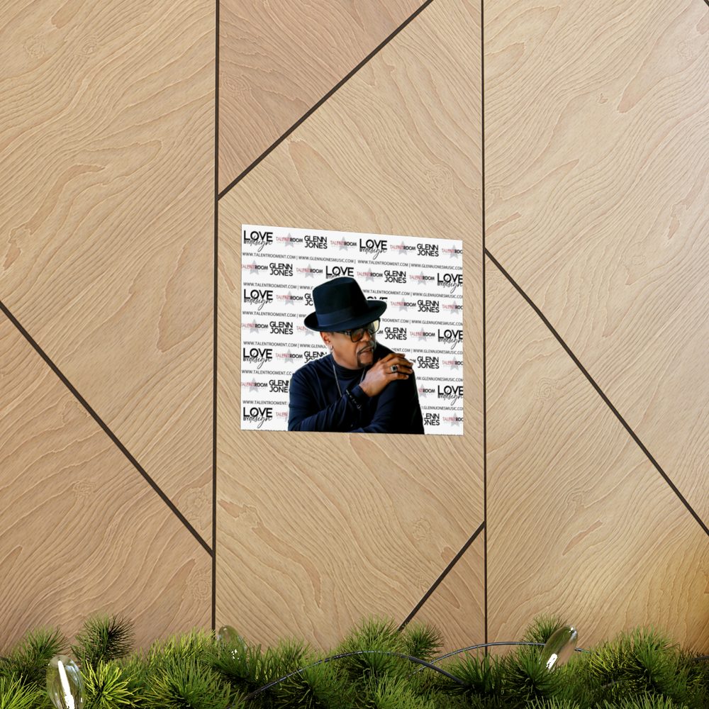 Glenn Jones Matte Horizontal Poster — Wordmark - Image 3