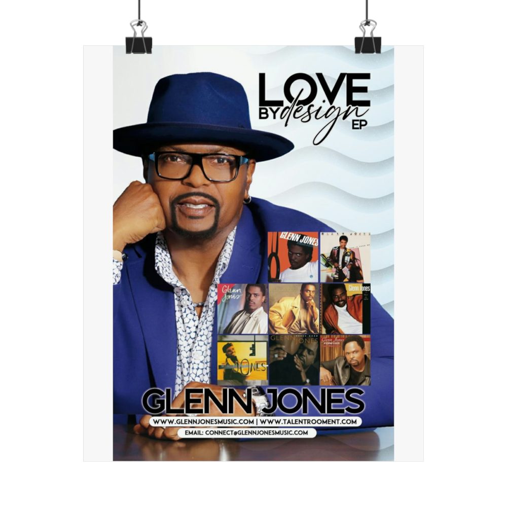 Glenn Jones Matte Vertical Poster