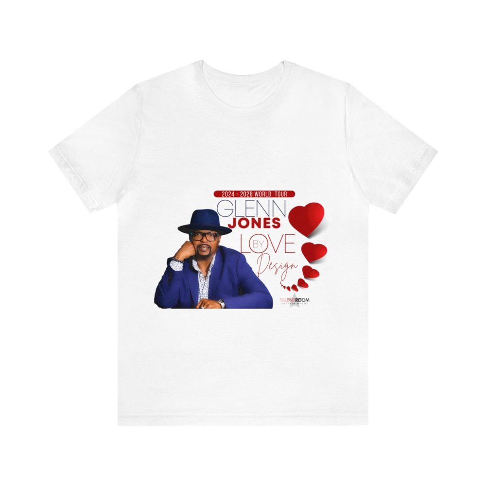 Glenn Jones Love By Design Unisex Jersey Tee &mdash; Design 1
